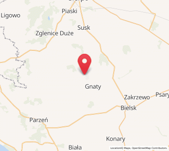 Map of Gozdowo, Mazovia
