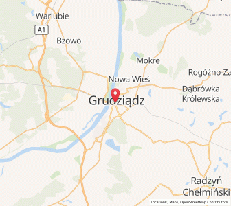 Map of Graudenz, Kujawsko-Pomorskie