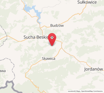 Map of Grzechynia, Lesser Poland