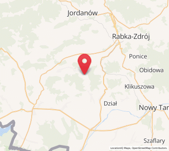 Map of Harkabuz, Lesser Poland