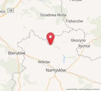 Map of Idzikowice, Opole Voivodeship