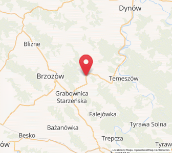 Map of Jabłonka, Subcarpathia