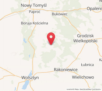 Map of Jabłonna, Greater Poland