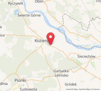 Map of Janików, Mazovia