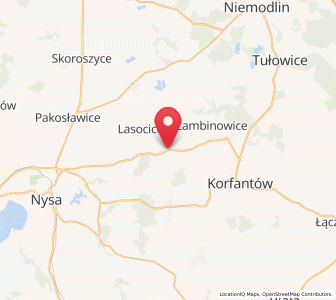 Map of Jasienica Dolna, Opole Voivodeship