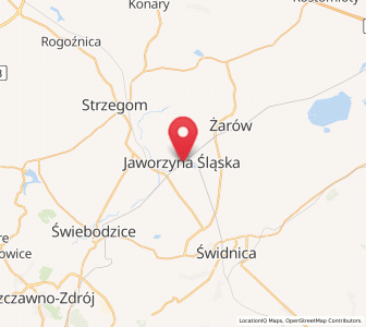 Map of Königszelt, Lower Silesia