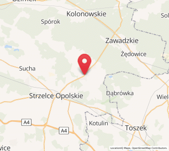 Map of Jemielnica, Opole Voivodeship