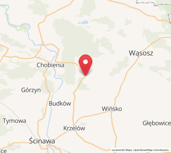 Map of Gimmel, Lower Silesia