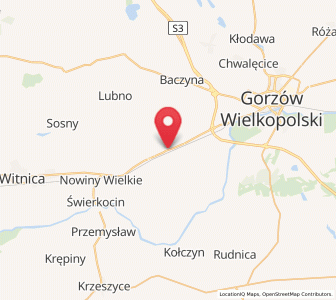 Map of Gennin, Lubusz