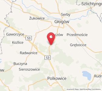 Map of Hermsdorf, Lower Silesia