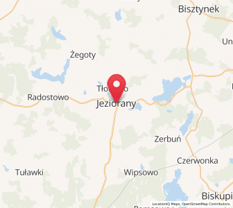 Map of Seeburg, Warmia-Masuria