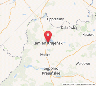 Map of Kammin, Kujawsko-Pomorskie