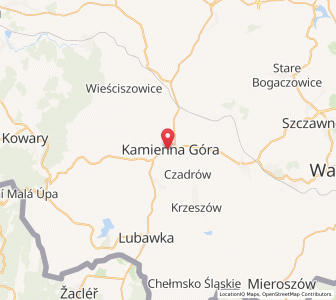 Map of Landeshut, Lower Silesia