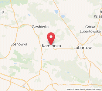 Map of Kamionka, Lublin