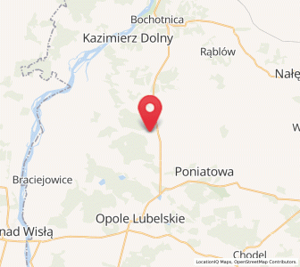Map of Karczmiska, Lublin