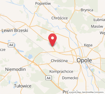 Map of Karczów, Opole Voivodeship