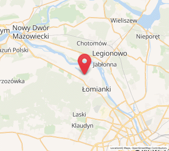 Map of Kiełpin, Mazovia