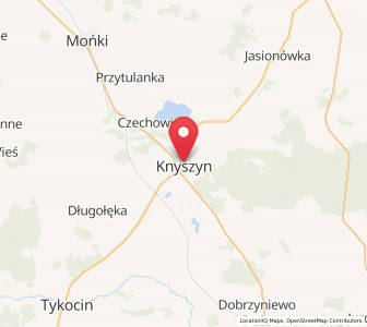 Map of Knisin, Podlasie
