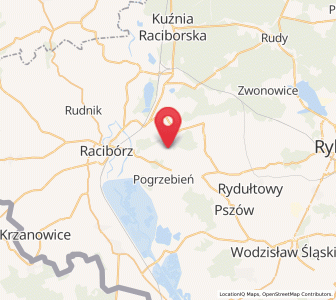 Map of Kobyła, Silesia