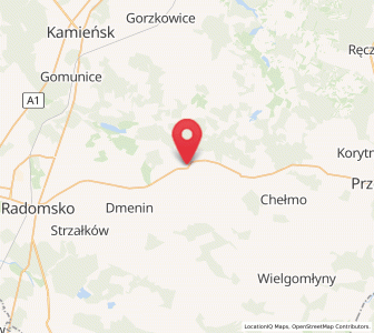 Map of Kodrąb, Łódź Voivodeship