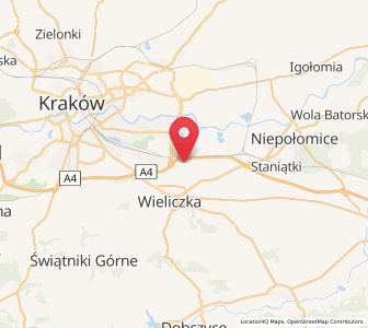Map of Kokotów, Lesser Poland