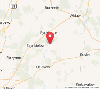 Map of Konopnica, Łódź Voivodeship