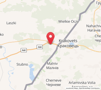 Map of Korczowe, Subcarpathia