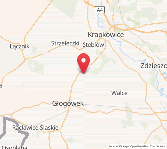Map of Kórnica, Opole Voivodeship