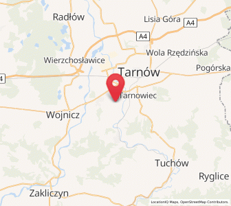 Map of Koszyce, Lesser Poland