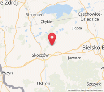 Map of Kowale, Silesia