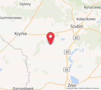 Map of Królikowo, Kujawsko-Pomorskie