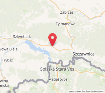 Map of Krośnica, Lesser Poland