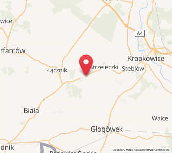 Map of Kujawy, Opole Voivodeship