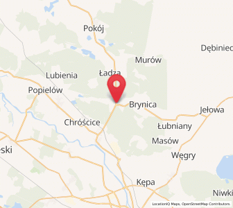 Map of Kup, Opole Voivodeship