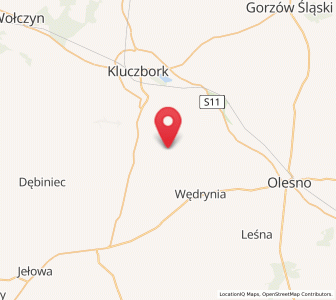 Map of Lasowice Małe, Opole Voivodeship