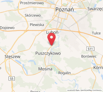 Map of Łęczyca, Greater Poland