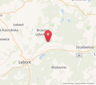 Map of Łęczyce, Pomerania