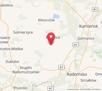 Map of Lgota Wielka, Łódź Voivodeship