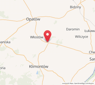Map of Lipnik, Świętokrzyskie