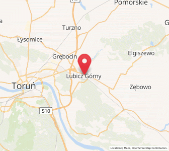 Map of Lubicz Górny, Kujawsko-Pomorskie