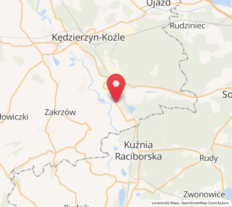 Map of Lubieszów, Opole Voivodeship