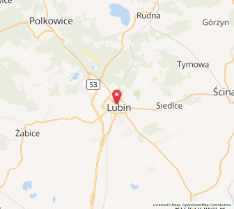 Map of Lüben, Lower Silesia