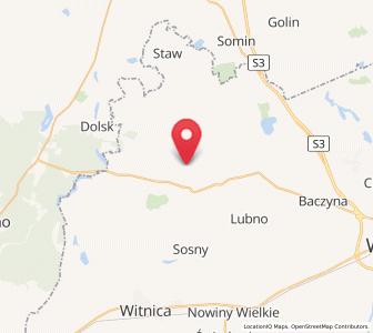 Map of Lubiszyn, Lubusz