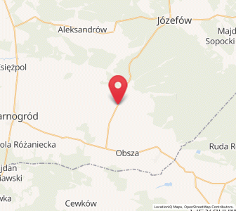Map of Łukowa, Lublin