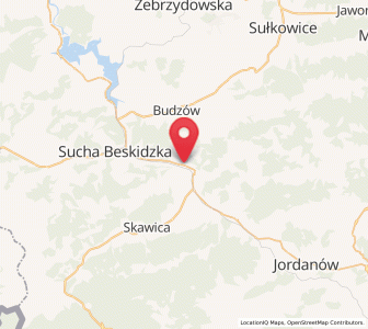 Map of Maków Podhalański, Lesser Poland