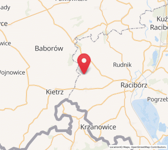 Map of Maków, Silesia