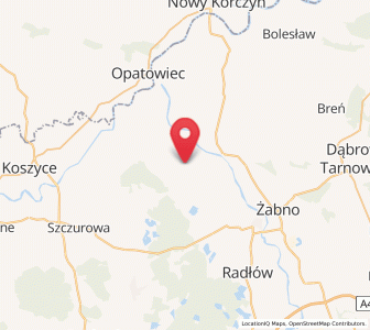 Map of Miechowice Małe, Lesser Poland