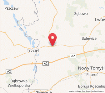 Map of Miedzichowo, Greater Poland