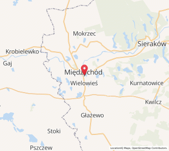 Map of Birnbaum, Greater Poland