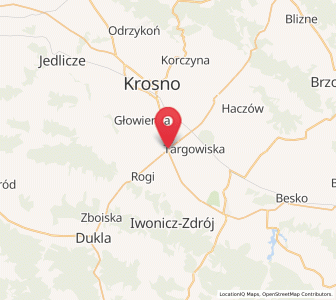 Map of Miejsce Piastowe, Subcarpathia